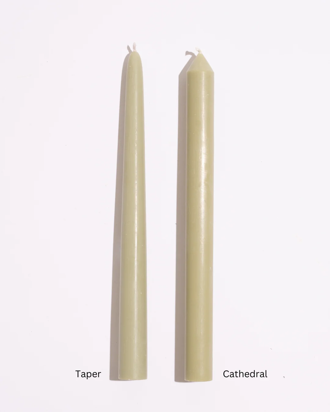 Olive Green Taper Candles XXL - Image 6